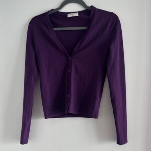 Babaton Size XS Purple Cardigan